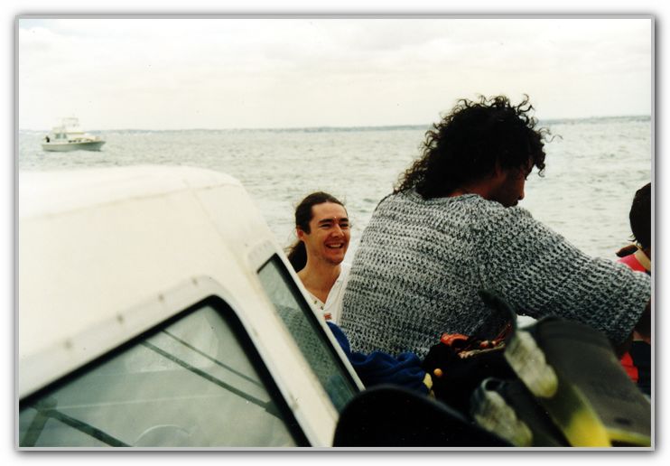 FJ & Trevor on the Willy Circa 1994